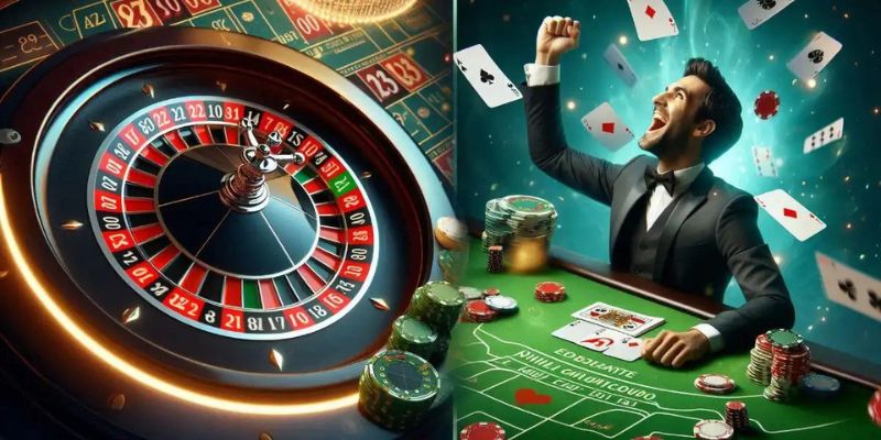 Các trò chơi trong sảnh casino tại nền tảng dành cho cược thủ  